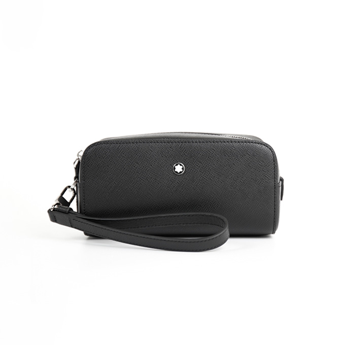 montblanc sartorial leather small toiletry bag #221696 #221572